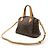 Bolsa Louis Vuitton Monogram Rivoli PM Marrom - vista 3