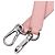 Borsa a cesta mini in pelle intrecciata a quadretti rosa LOEWE - vista 9