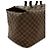 Borsa Boston Damier Greenwich PM Louis Vuitton Marrone - vista 6