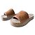 Sandali espadrille Gucci Marrone Beige Arancione