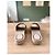 Sandali espadrille Gucci Marrone Beige Arancione - vista 4