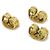 Orecchini Sweet Monogram di Louis Vuitton D'oro Bordò Turchese - vista 5