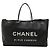 Chanel Essential Tote Bag Schwarz Weiß - Ansicht 2