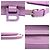 Everyday Borsa a Spalla in Pelle Hourglass di Balenciaga Rosa Porpora - vista 5