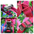 Zaino in nylon multicolore Prada - vista 4