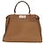 Fendi Peekaboo 8BN290 Leder Schultertasche Braun - Ansicht 3