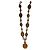 Collana Chanel con Medaglione Oro Metallizzata D'oro