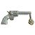 Spilla Chanel Revolver Maxi Dorata Metallo Strass Swarovski D'oro