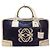 Borsa a mano Loewe Amazona 36 in pelle nera e beige Nero