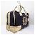 Borsa a mano Loewe Amazona 36 in pelle nera e beige Nero - vista 3
