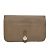 Hermès Hermes Dogon Duo GM Langbörse Grau Taupe