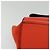 Céline CELINE Trapeze Medium Borsa a Mano Pelle Suede 2in1 Rossa Argento Auth gh084 Rosso - vista 10