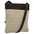 Bulgari BVLGARI Schultertasche aus Canvas Beige Silber Authentisch ar13574