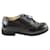 Chanel Scarpe stringate in pelle nera Nero