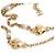 Chanel Parure Collier Sautoir und Ohrringe 2024 Herzkette Set Golden - Ansicht 4