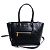 Bolsa de ombro 2 em 1 Prada na cor preta Preto