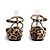 Bailarinas Valentino Rockstud EU38 de Cuero de Potro Pantera UK5 US7.5 Estampado de leopardo - vista 4