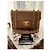 Borsa a spalla Chanel Mademoiselle Horizontal Beige Agnello - vista 13