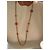 Collana Sautoir Chanel CC con perle arancioni smaltate - Scatola e autenticazione Arancione Gold hardware - vista 7