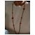 Collana Sautoir Chanel CC con perle arancioni smaltate - Scatola e autenticazione Arancione Gold hardware - vista 8