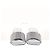 Mule in pelle argentata decorate con cristalli By Far Dylan Argento Metallico - vista 2