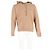 Hoodie Saint Laurent Rive Gauche in cotone beige - vista 4