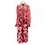 Vestido maxi de seda estampada rosa con cinturón Zimmermann