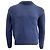 Autre Marque Hr. P. Strickpullover aus marineblauer Wolle