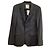 Blazer de lana negra Sandro Paris de un solo botón
