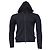 Theory Kapuzenpullover mit Reißverschluss aus marineblauer Wolle