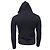 Theory Kapuzenpullover mit Reißverschluss aus marineblauer Wolle - Ansicht 4