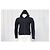 Theory Kapuzenpullover mit Reißverschluss aus marineblauer Wolle - Ansicht 7