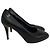 Timeless Pumps con piattaforma nascosta Chanel CC in pelle nera Nero