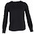 Blusa con scollo a barca in seta nera Oscar de la Renta Nero