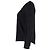Blusa con scollo a barca in seta nera Oscar de la Renta Nero - vista 2