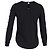 Blusa con scollo a barca in seta nera Oscar de la Renta Nero - vista 3