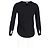Blusa con scollo a barca in seta nera Oscar de la Renta Nero - vista 6