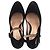 Pumps con plateau e cinturino alla caviglia Gianvito Rossi in suede nero - vista 3