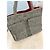 Borsa tote Longchamp in lana bouclée grigia – interno rosso, modello raro ed elegante Nero Bianco - vista 3