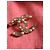 Chanel CC Brosche gold Perlen & rosa Strass - Authentisch Pink Golden Aus weiß - Ansicht 6