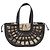 Borsa tote Ancient Greek Sandals in pelle nera Nero