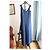 Alaïa Langes Strickkleid aus Spitze Dunkelblau Größe 38 - Ansicht 3