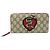 Gucci Langgeldbörse Rot Beige Grün Khaki