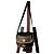 Borsa a mano Hermès Duffle in pelle nera granulata Multicolore