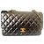 Timeless Borsa Chanel Rabat Nera Trapuntata in Pelle Nero