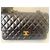 Timeless Borsa Chanel Rabat Nera Trapuntata in Pelle Nero - vista 2