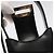 Borsa a mano in pelle nera Gancini di Salvatore Ferragamo Auth 93834AM Nero - vista 19