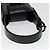 Borsa a mano in pelle nera Gancini di Salvatore Ferragamo Auth 93834AM Nero - vista 7
