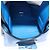 Borsa a mano in pelle blu argento Gancini di Salvatore Ferragamo Auth 103652AM - vista 11
