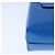 Borsa a mano in pelle blu argento Gancini di Salvatore Ferragamo Auth 103652AM - vista 16